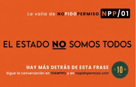 Valla NPP-01: El Estado NO somos todos